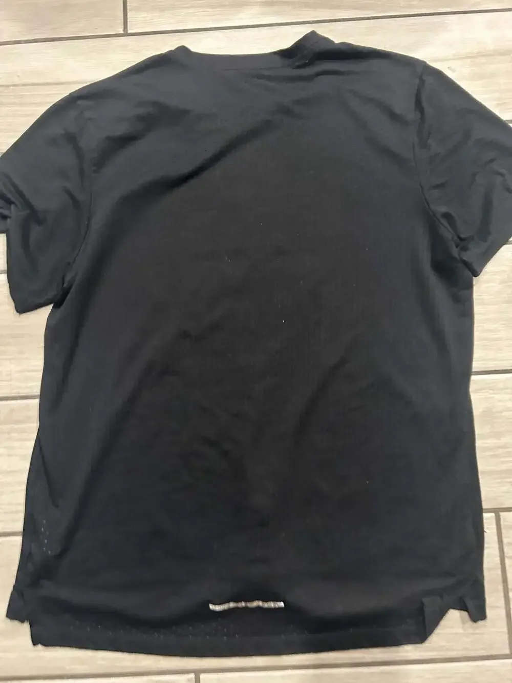Nike Dri-FIT Running Men's Miler Short Sleeve T-Shirt Black Size Large